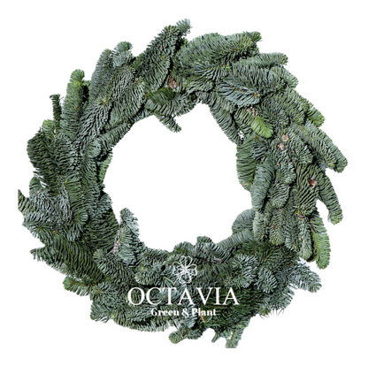 Fresh Christmas wreath (DIY kit available for purchase)