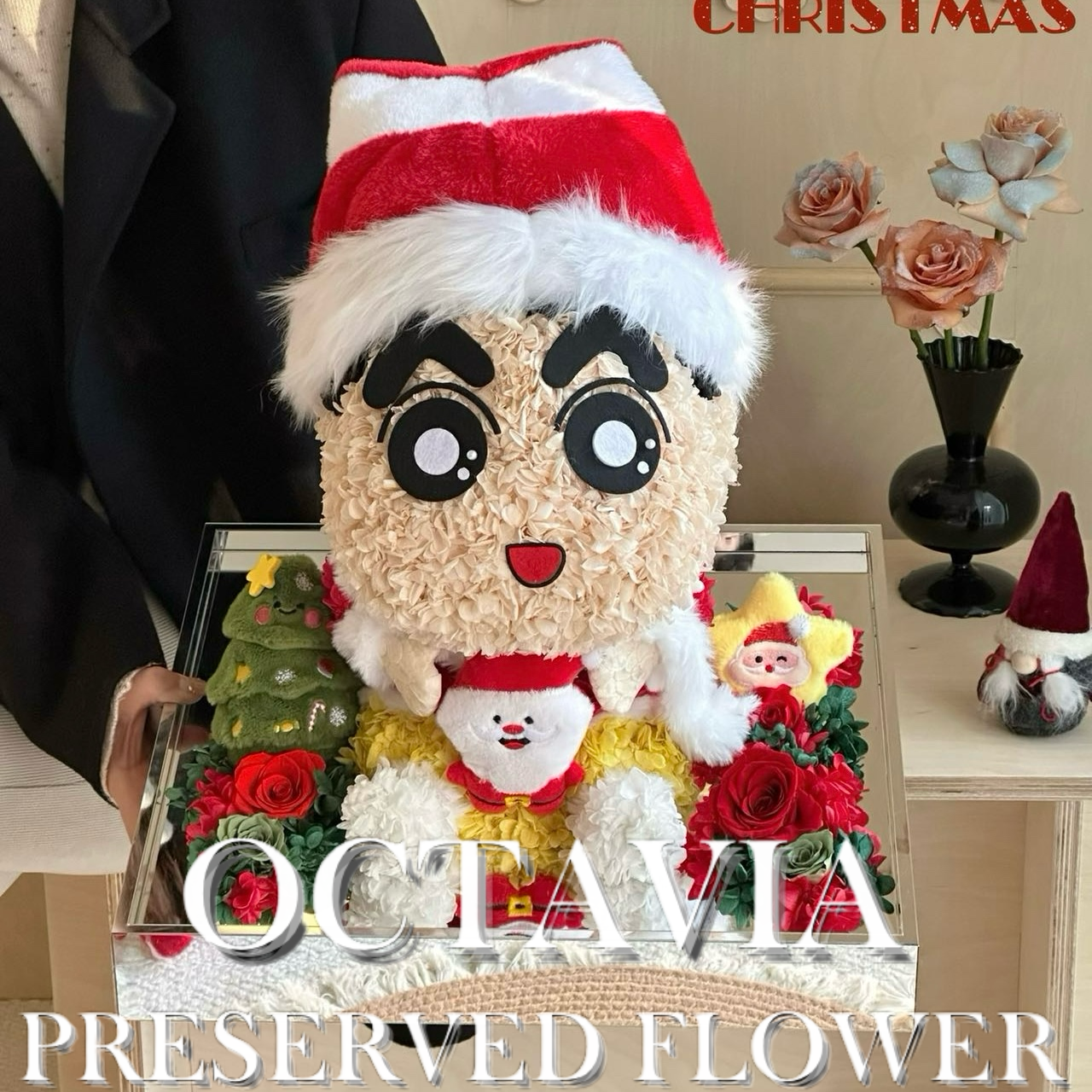 Christmas preserved flowers