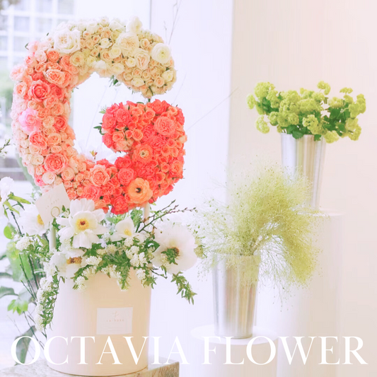 英文字母鮮花花盒012