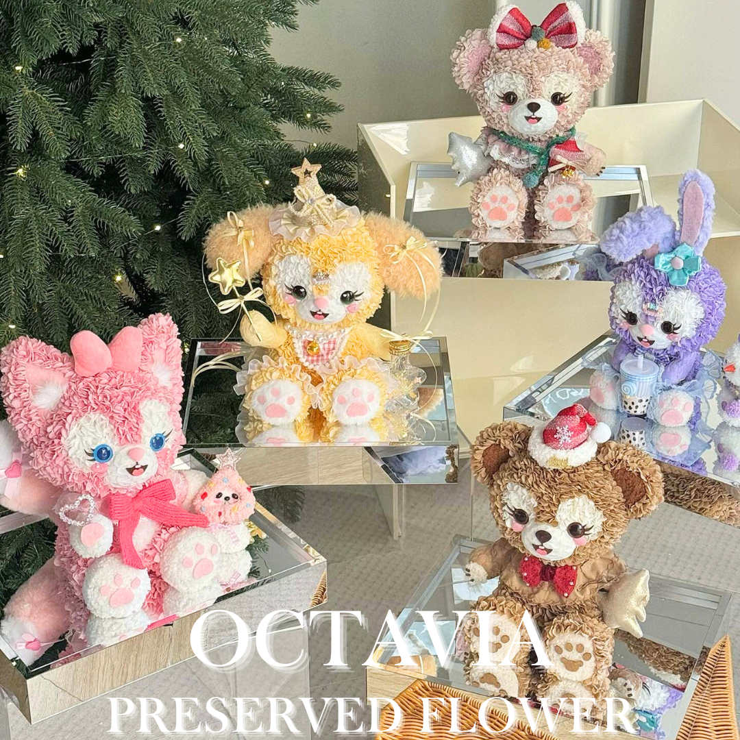 [永生花]-聖誕版Duffy and Friends