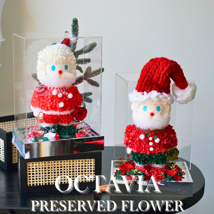 [Preserved Flower] - Christmas Farmer Bob