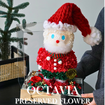 [Preserved Flower] - Christmas Farmer Bob