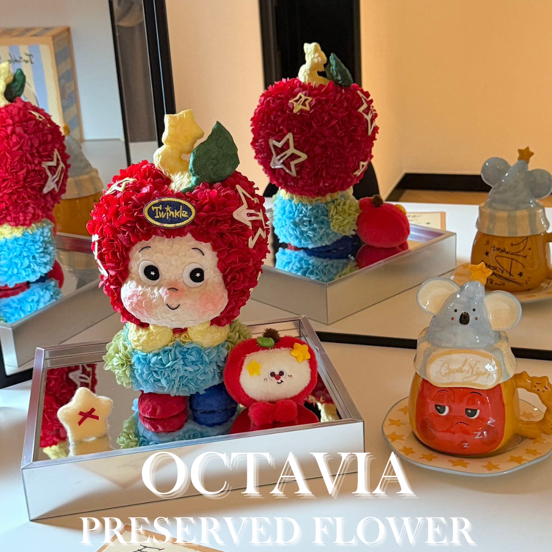 [永生花]-聖誕星星人(共7款)